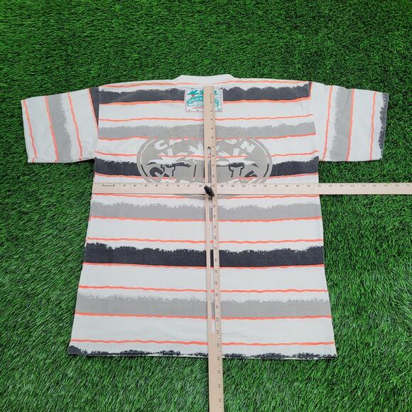 Vintage 90s Carlos-N-Charlies Shirt Womens XL 21x26 Striped - Picture 6 of 15